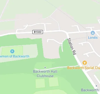 map for Backworth Park Primary School