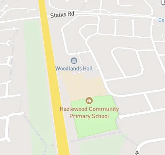 map for Hazlewood Community Primary School