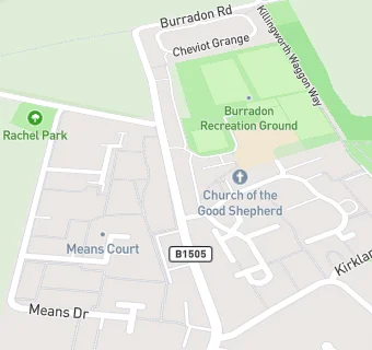 map for Burradon First School