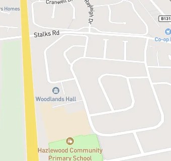 map for Woodlands First School