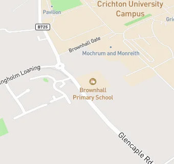 map for Brownhall School