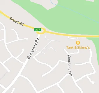 map for Greenbank Service Station