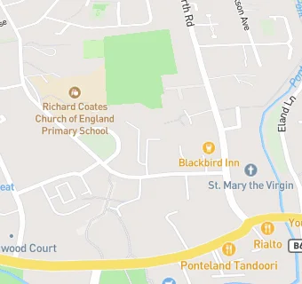 map for Ponteland Manor