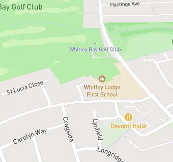 map for Whitley Lodge First School