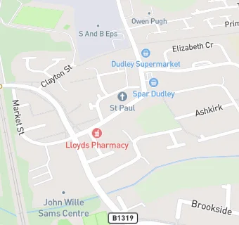 map for Lloydspharmacy