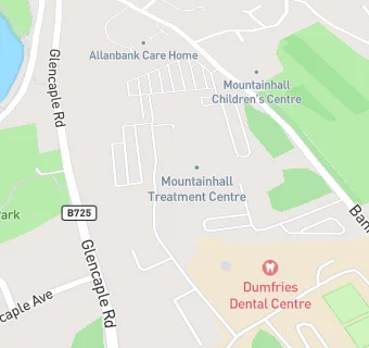 map for Dumfries Dental Centre