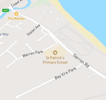 map for St Patrick's Primary School