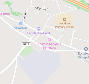 map for Ecclefechan Surgery