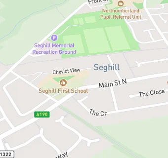 map for Seghill Colliery Institute