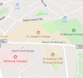 map for St Joseph's College