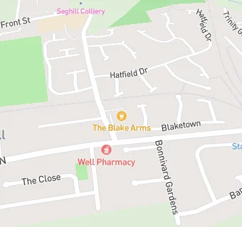 map for Netherfield House Surgery