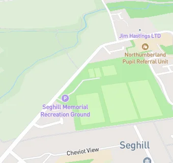 map for Seghill Rugby Club