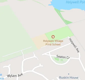 map for Holywell Village First School