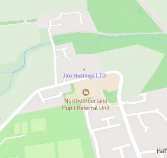 map for Northumberland Pupil Referral Unit