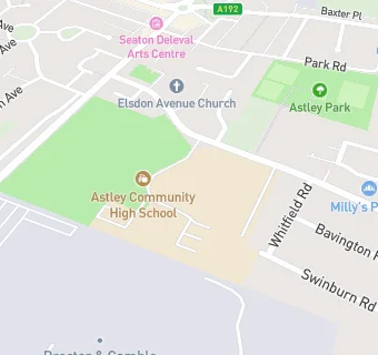 map for Astley Community High School