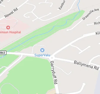 map for Supervalu Ballymoney