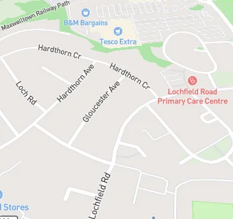 map for Cairn Valley Medical Practice (Dumfries)