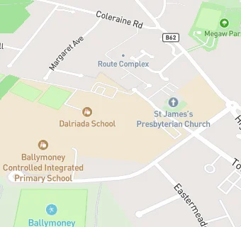 map for Dalriada School