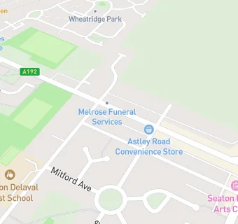 map for Astley Road Convenience Store