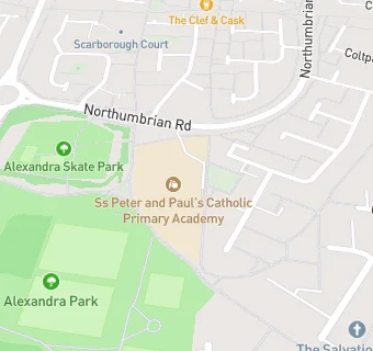 map for Ss Peter and Paul's Catholic Primary Academy