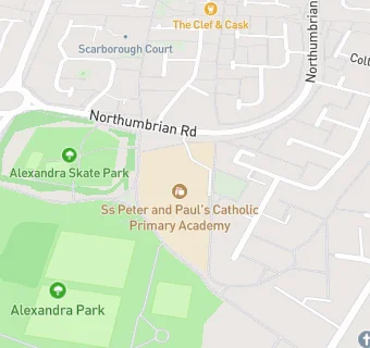 map for St Peter's Catholic Academy