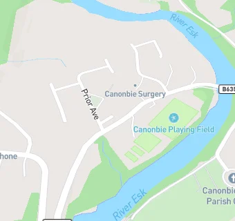 map for Canonbie Surgery