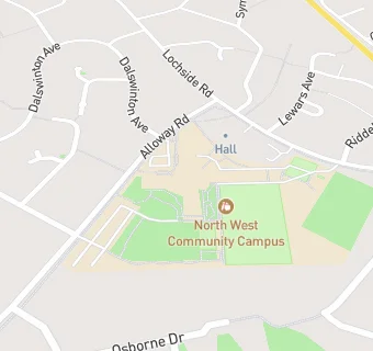 map for North West Community Campus