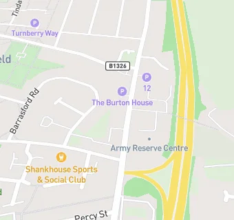 map for Burton House