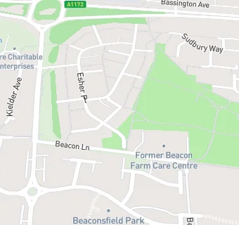 map for Beacon Lane Community Association