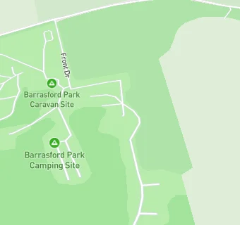 map for Barrasford Park Caravan Site