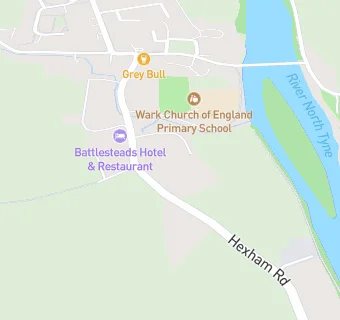 map for Battlesteads Hotel