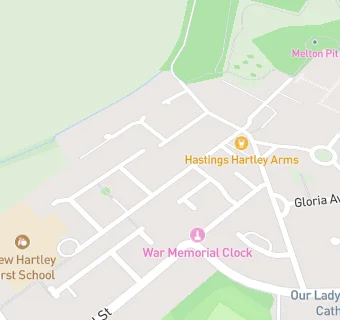 map for New Hartley First School