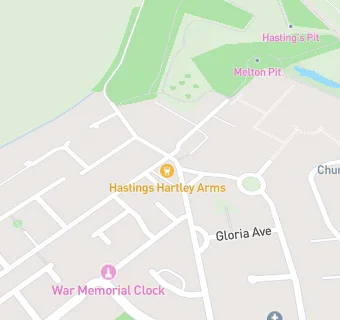 map for Hastings Hartley Arms