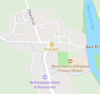 map for Wark C of E First School