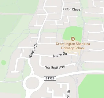 map for Shanklea Primary School