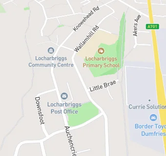 map for Locharbriggs Primary School