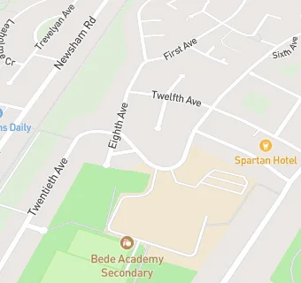 map for Blyth Ridley High School