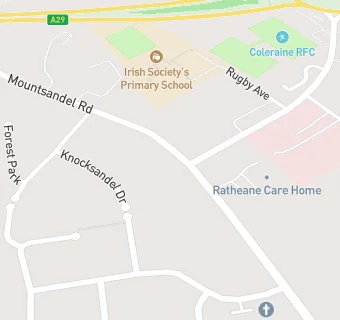 map for Ratheane Private Nursing Home