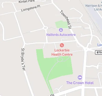 map for Lockerbie Medical Practice