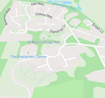 map for St Mary's Village Hall