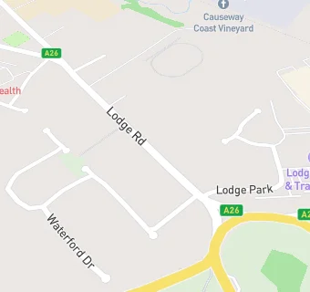 map for Lodge Hotel