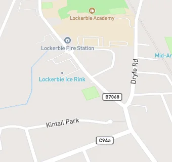 map for Lockerbie Bowling Club