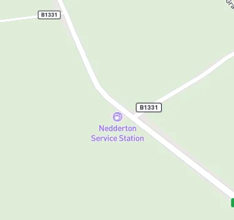 map for Nedderton Service Station (Petrol)