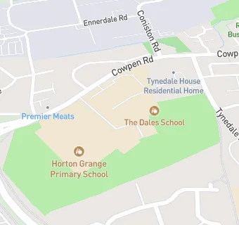 map for The Dales School