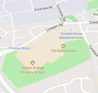 map for Horton Grange Primary School