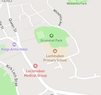 map for Lochmaben School