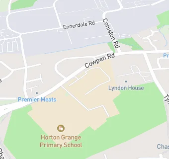 map for Blyth Bebside Middle School