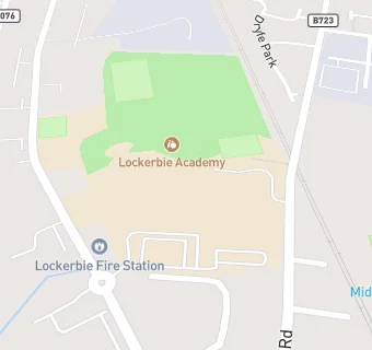 map for Lockerbie Academy