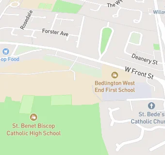 map for St Bede's Catholic Primary School