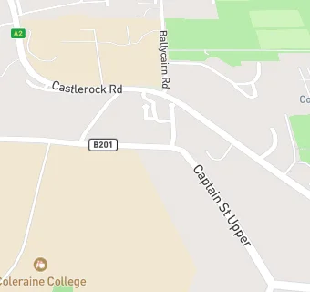 map for Coleraine College